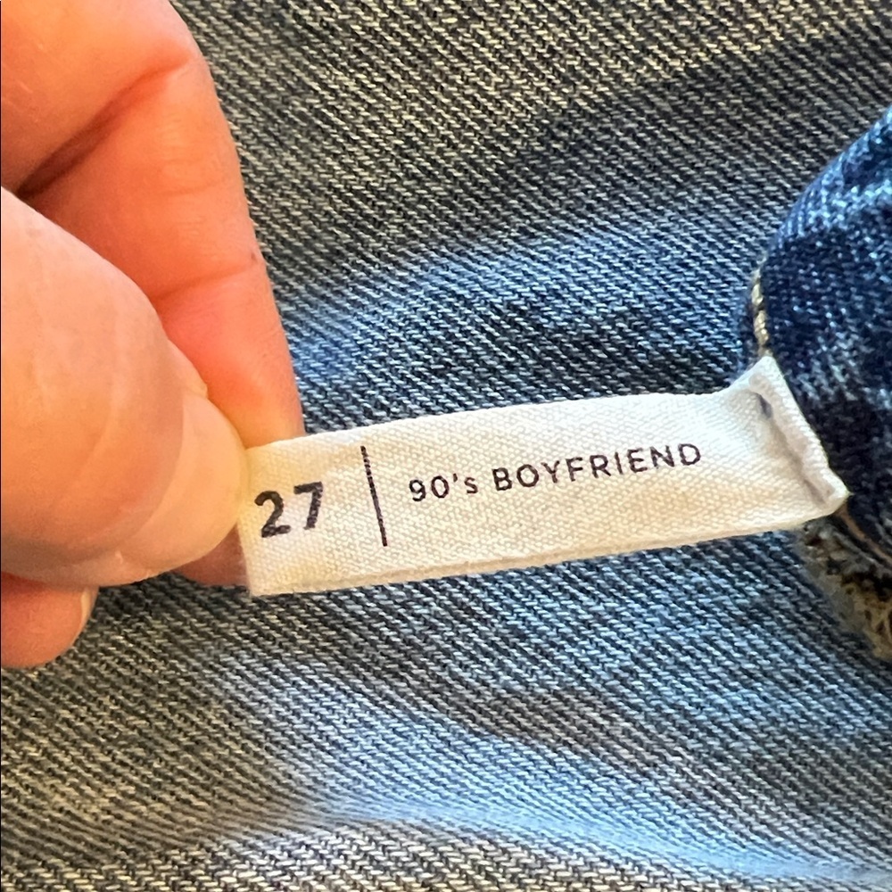 PacSun Women's Patchwork Blue Denim Jeans - Picture 4 of 8